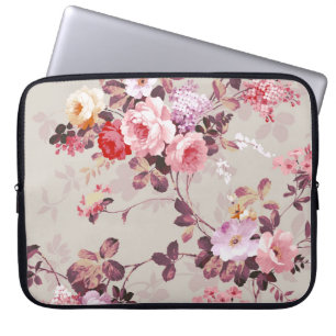 Capa Para Notebook Teste padrão roxo rosa vermelha elegante dos rosa
