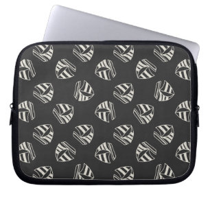 Capa Para Notebook Teste padrão tirado giz do veleiro