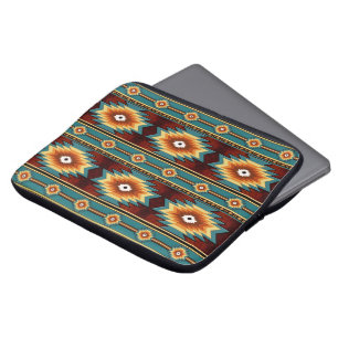 Capa Para Notebook Teste padrão tribal do sudoeste