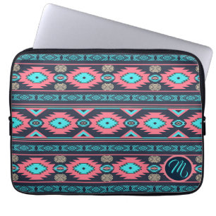 Capa Para Notebook Teste padrão tribal étnico do sudoeste