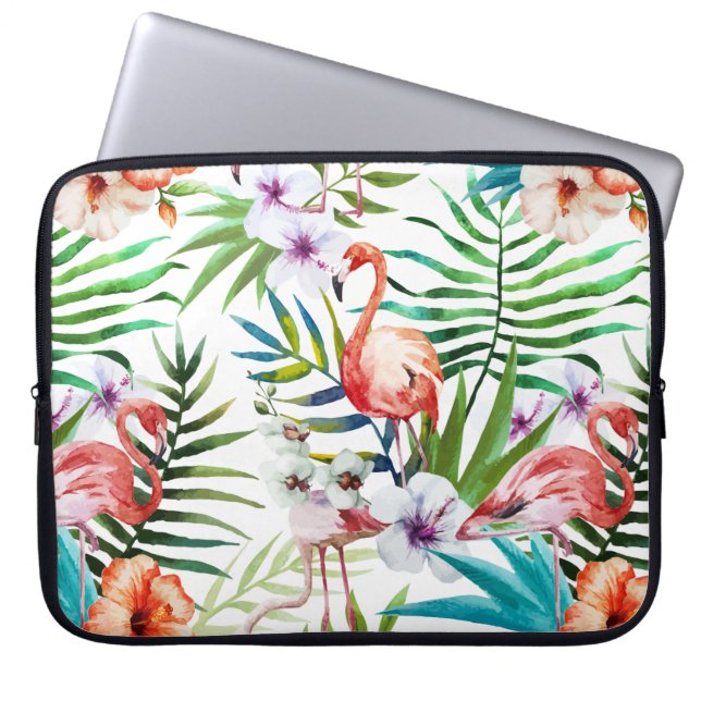 Capa Para Notebook Teste padrão tropical do jardim da natureza do (Frente)