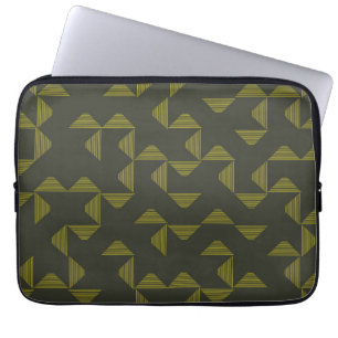 Capa Para Notebook Teste padrão verde, legal, original, na moda dos