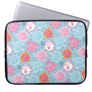 Capa Para Notebook Testes padrões cor-de-rosa da senhorita princesa 