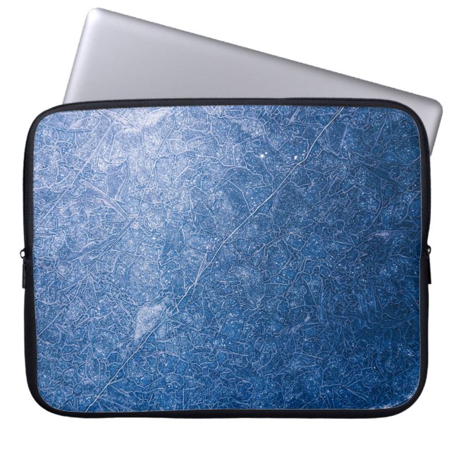 Capa Para Notebook Têxteis florais brancos e negros (Frente)