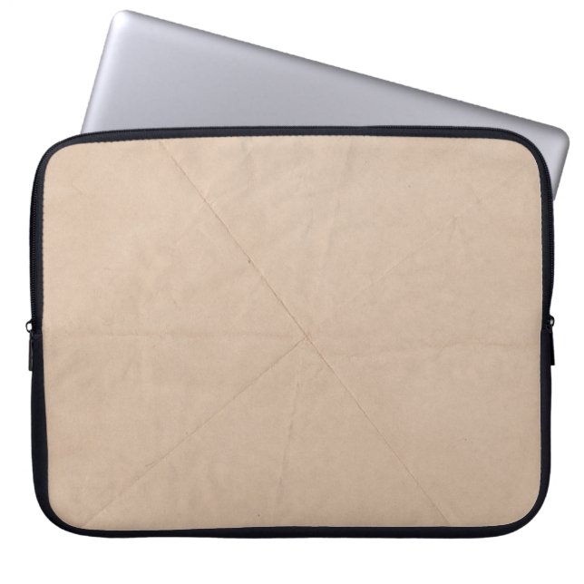 Capa Para Notebook Têxtil castanho (Frente)