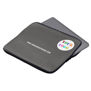 Capa Para Notebook Texto personalizado do logotipo comercial Bolsa de