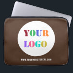 Capa Para Notebook Texto personalizado do logotipo da empresa Bolsa d<br><div class="desc">Cores e fontes personalizadas - Bolsa de laptop personalizada com o logotipo e o site da sua empresa ou com o Promocional profissional de texto personalizado Designs de negócios - Adicionar seu logotipo - Imagem - Código de foto ou QR e site ou nome - Texto personalizado / Mais -...</div>