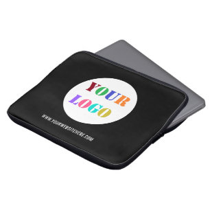 Capa Para Notebook Texto personalizado do logotipo da empresa Bolsa d