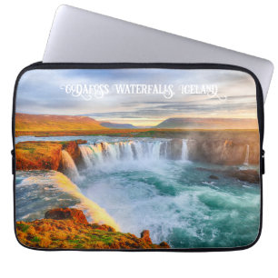 Capa Para Notebook Texto Personalizado Godafoscatas, Islândia