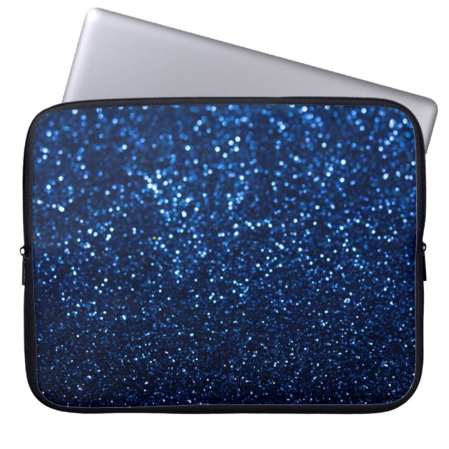 Capa Para Notebook Textura azul esfestiva (Frente)