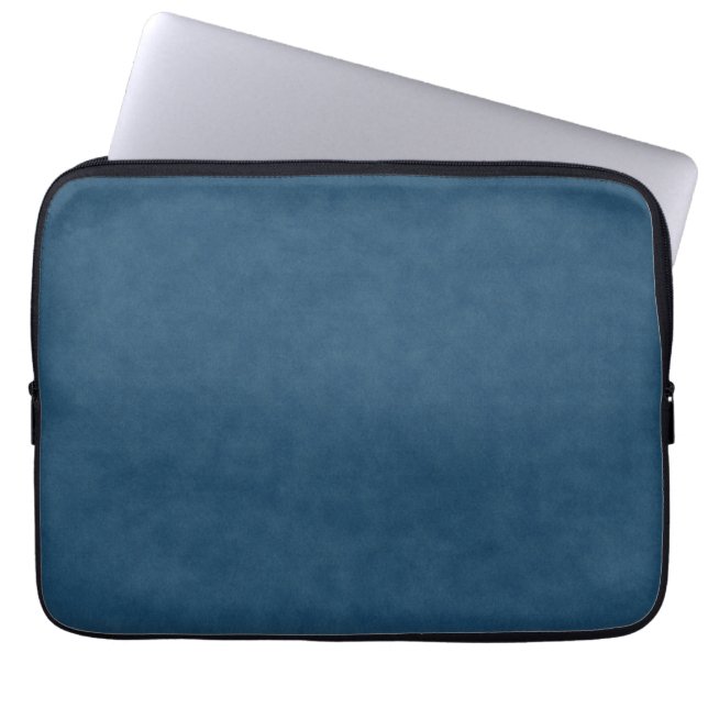 Capa Para Notebook Textura Blue Denim (Frente)