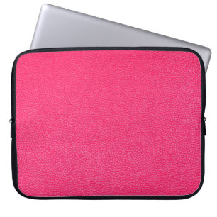 Capa Para Notebook Textura de couro rosa