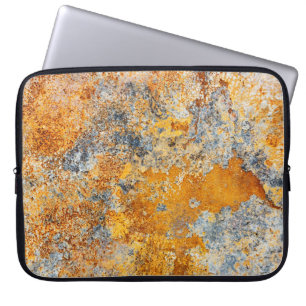 Capa Para Notebook Textura de ferrugem antiga, fundo metálico resplan