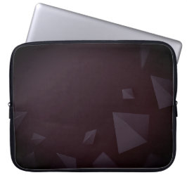 Capa Para Notebook Textura de Formas Poligonais abstrato Dark Maroon