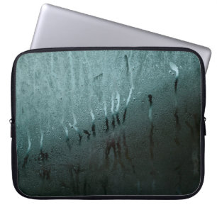 Capa Para Notebook Textura de humidade da janela de vidro