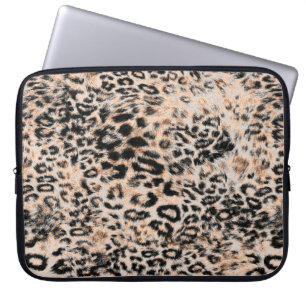 Capa Para Notebook Textura de leopardo, padrão de impressão de anim