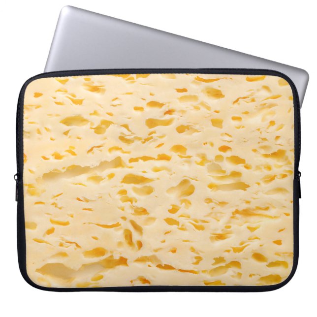 Capa Para Notebook Textura de queijo com orifícios (Frente)