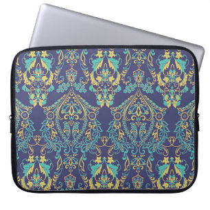 Capa Para Notebook  textura floral. Padrão de vintagem sem costura Da