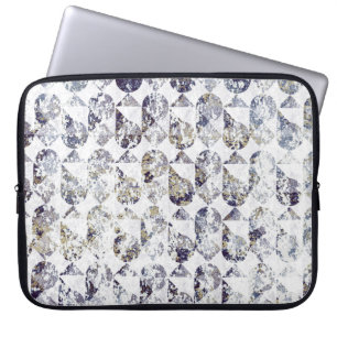 Capa Para Notebook Textura geométrica repetir padrão clássico abstrat