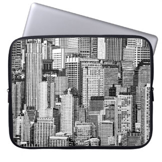 Capa Para Notebook Textura Isométrica de Cidade do Skyscraper