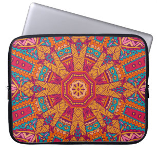 Capa Para Notebook Textura mármore colorida, interior de alta resoluç