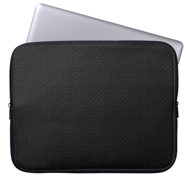 Capa Para Notebook Textura Micro Tech Carbono Preto Escondido Aerodin (Frente)