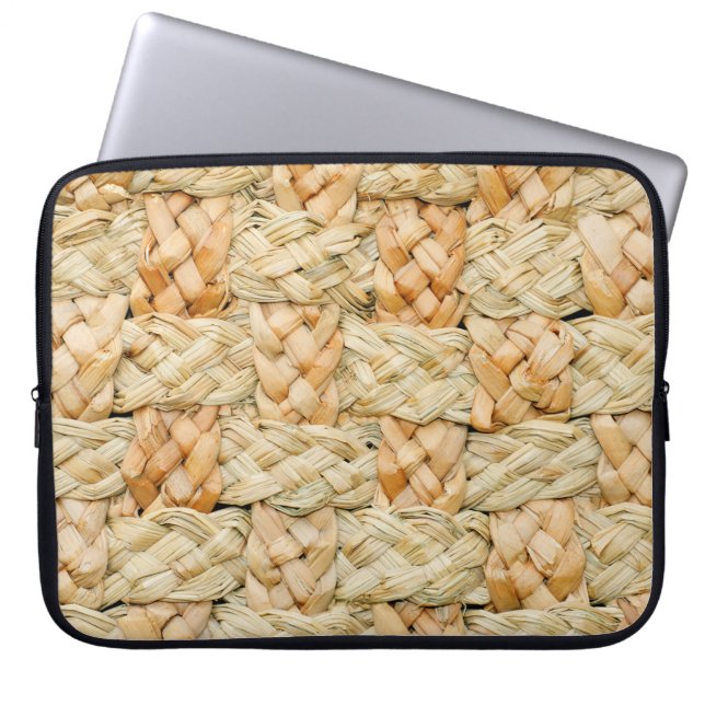 Capa Para Notebook textura natural da palha  (Frente)