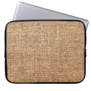 Capa Para Notebook Textura natural de linho como fundo