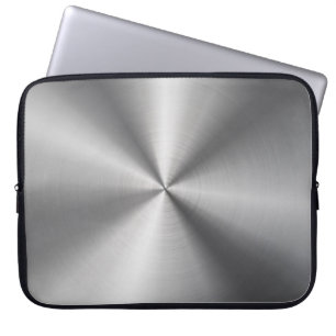 Capa Para Notebook Textura radial metálica personalizada