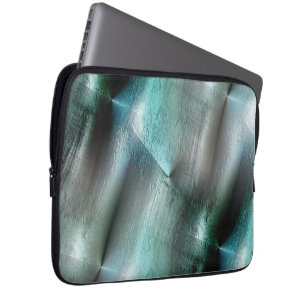 Capa Para Notebook Textura rochosa de cinzas cianas moles com detalhe