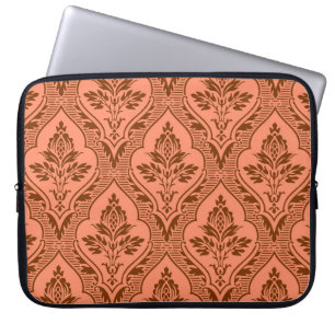 Capa Para Notebook Textura Sensível de Damasco de Vintage Luxurioso