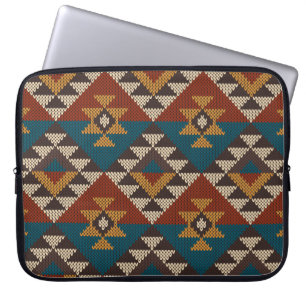 Capa Para Notebook Textura Tribal Da Lã Aztec.