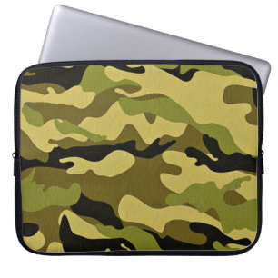 Capa Para Notebook Textura verde do exército da camuflagem