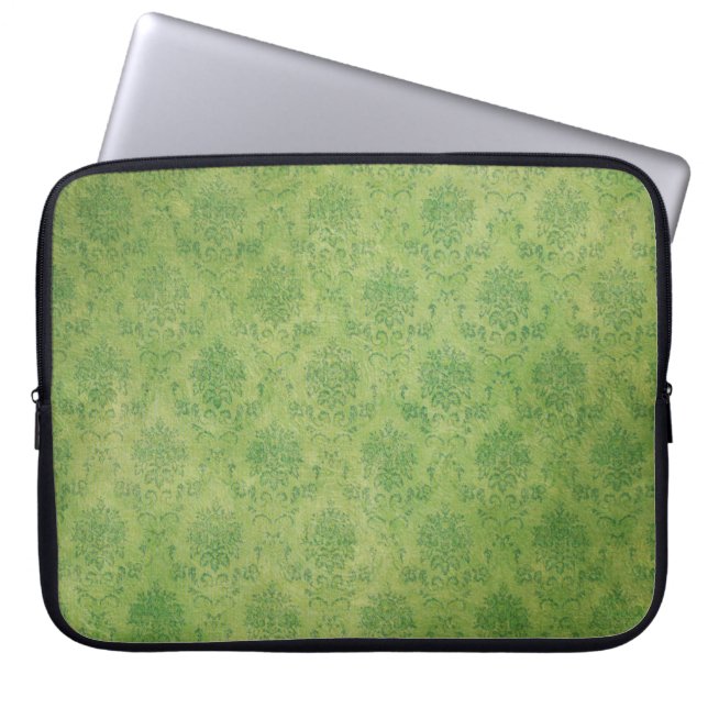 Capa Para Notebook Textura verde-modelo de fundo (Frente)