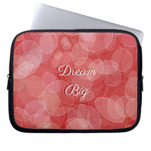 Capa Para Notebook Textura vermelha do inclinação do estilo de Boke