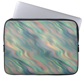 Capa Para Notebook Textura Wavy Iris Azul