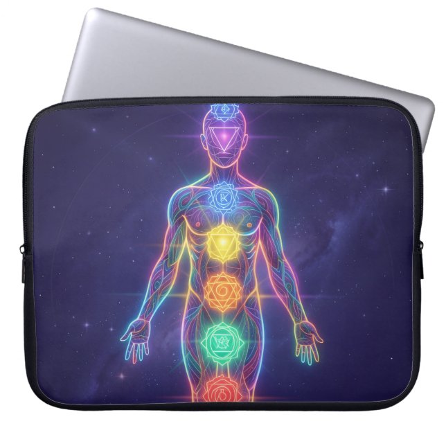 Capa Para Notebook The 7 Chakras´2 (Frente)