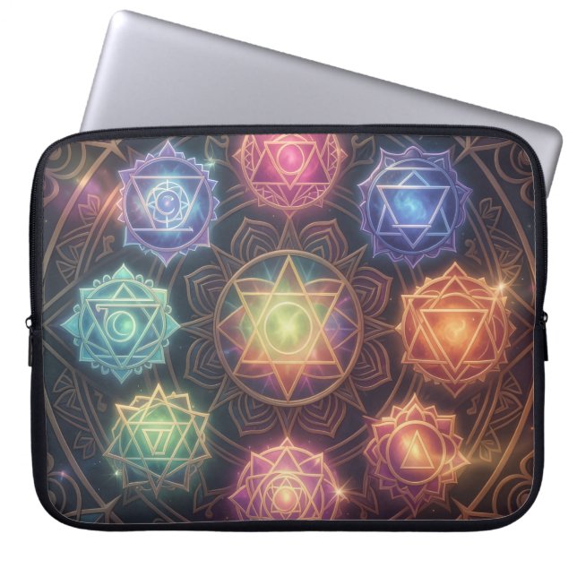 Capa Para Notebook The 7 Chakras´8 (Frente)