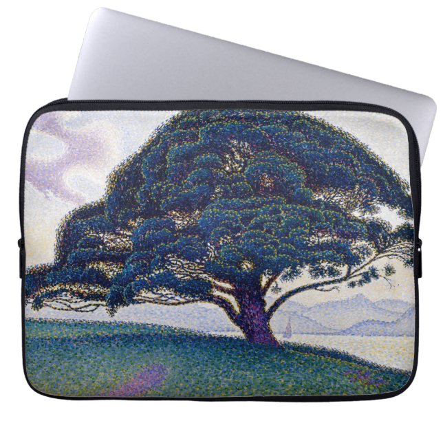 Capa Para Notebook The Bonaventure Pine, Oil Painting, Paul Signac (Frente)