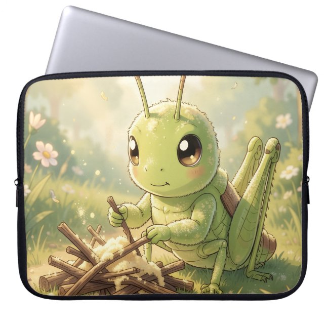 Capa Para Notebook The Grasshopper and the Nectar Artwork (Frente)