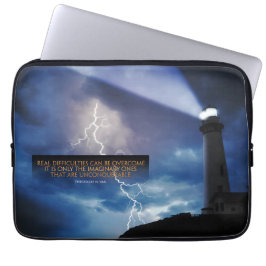 Capa Para Notebook Theodore N. Vail Inspirational Cote "Superação"