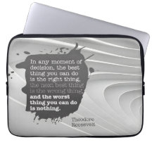 Theodore Roosevelt, citação inspiracional "Decisão