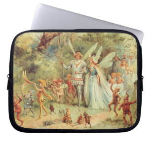 Capa Para Notebook Thumbelina e Príncipe Casamento, Contos de Fadas V