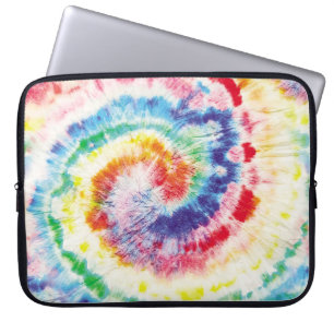 Capa Para Notebook Tie Dye Swirl. Padrão de Tiedye Invisível. Tecido 