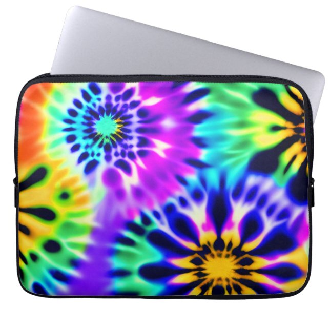 Capa Para Notebook Tie Dye Swirling Pattern Design (Frente)
