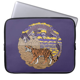 Capa Para Notebook Tiger e Dragon