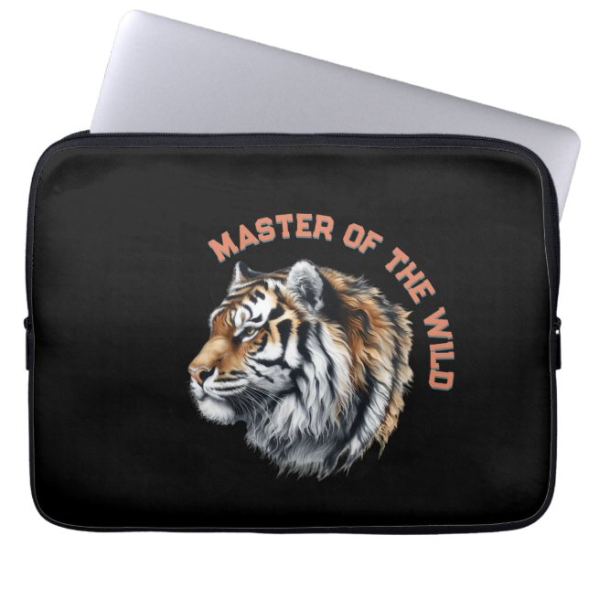 Capa Para Notebook Tiger Master of the Wild (Frente)