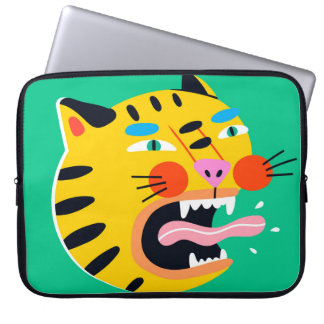 Capa Para Notebook tigre abstrato