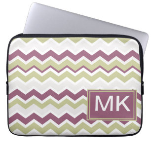 Capa Para Notebook Tijolo Chevron Monograma