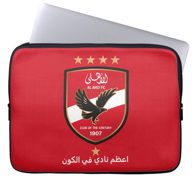 Capa Para Notebook Time do Al Ahly SC Fãs do Alahly Futebol Egípcio (Frente)